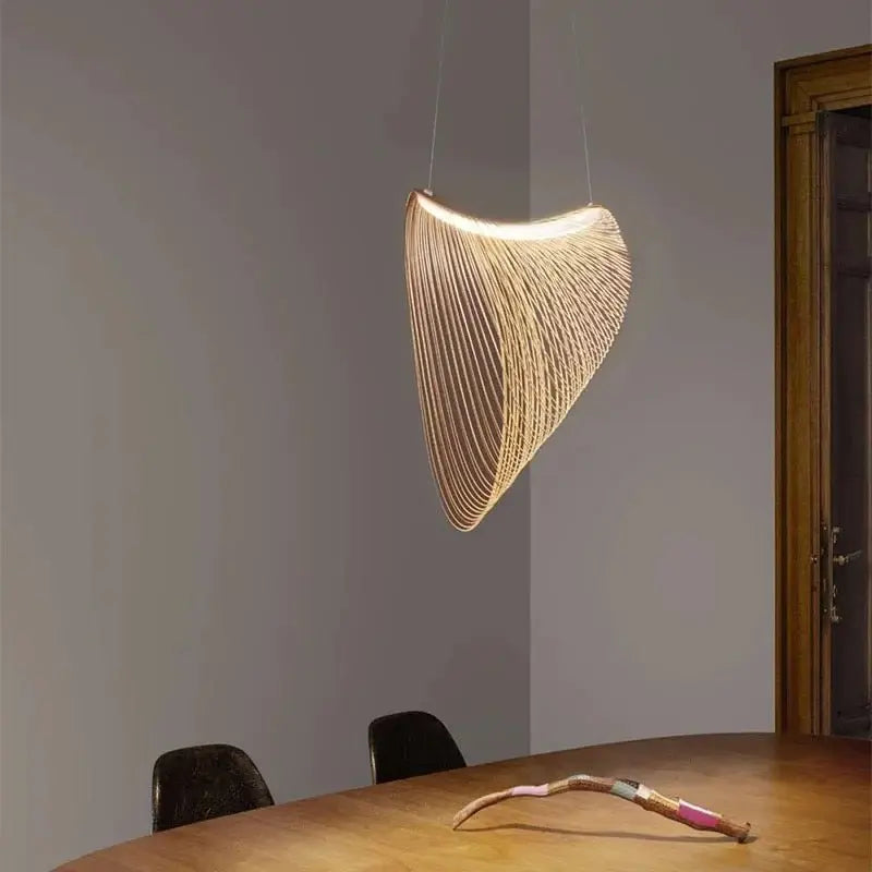 Wood Rings Modern Design Chandelier Luxury Casa
