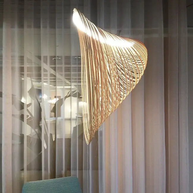Wood Rings Modern Design Chandelier Luxury Casa