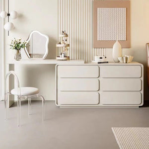 Abby Vanity Table with Stool and Mirror/Dressing Table