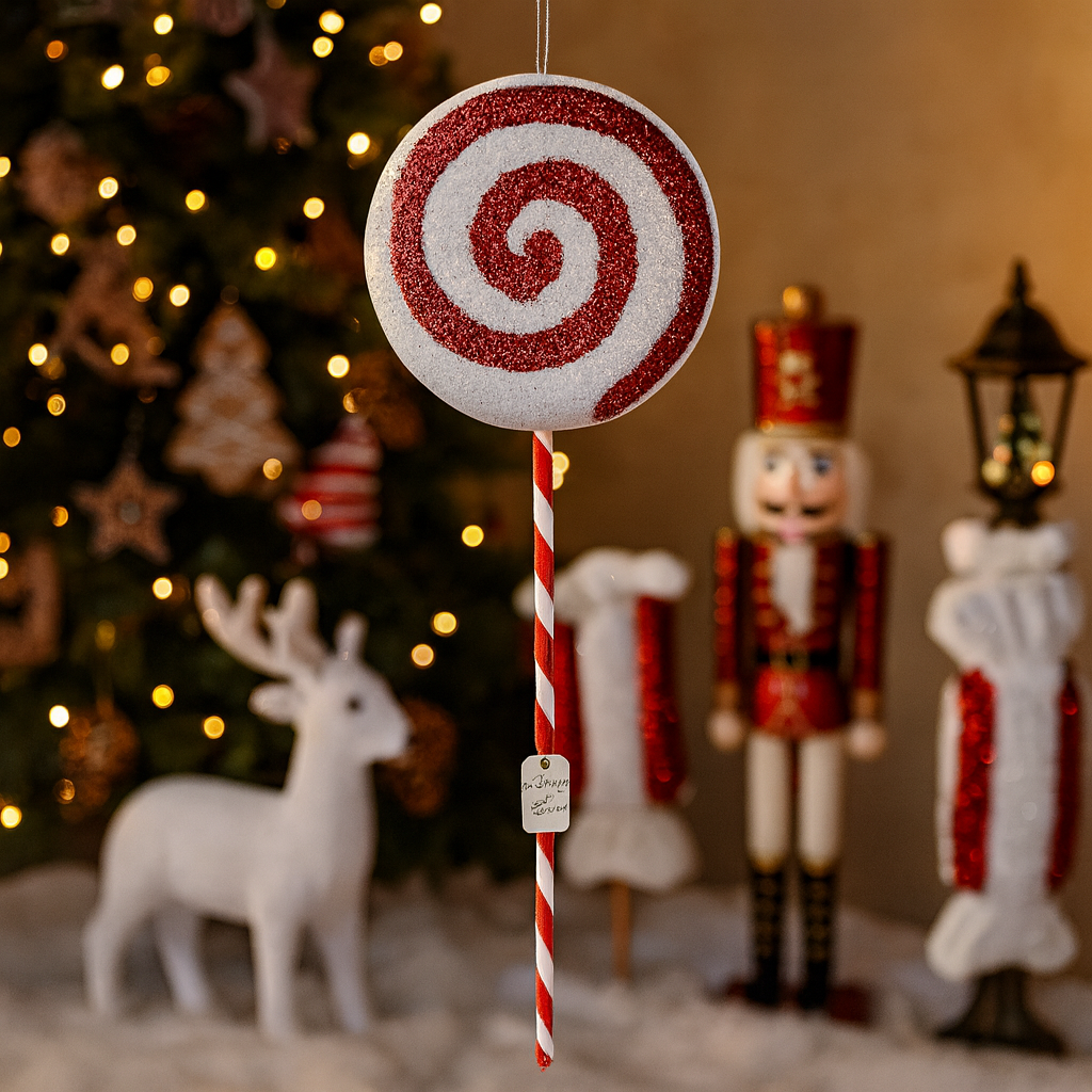 Artificial Christmas Lollipop Decoration Luxury Casa