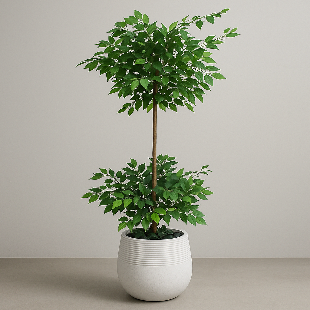 Artificial Ficus Tree With Natural Wooden Trunk 180 cm Luxury Casa