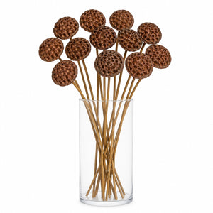 Lotus Seed Pod Sculptural Floral Arrangement