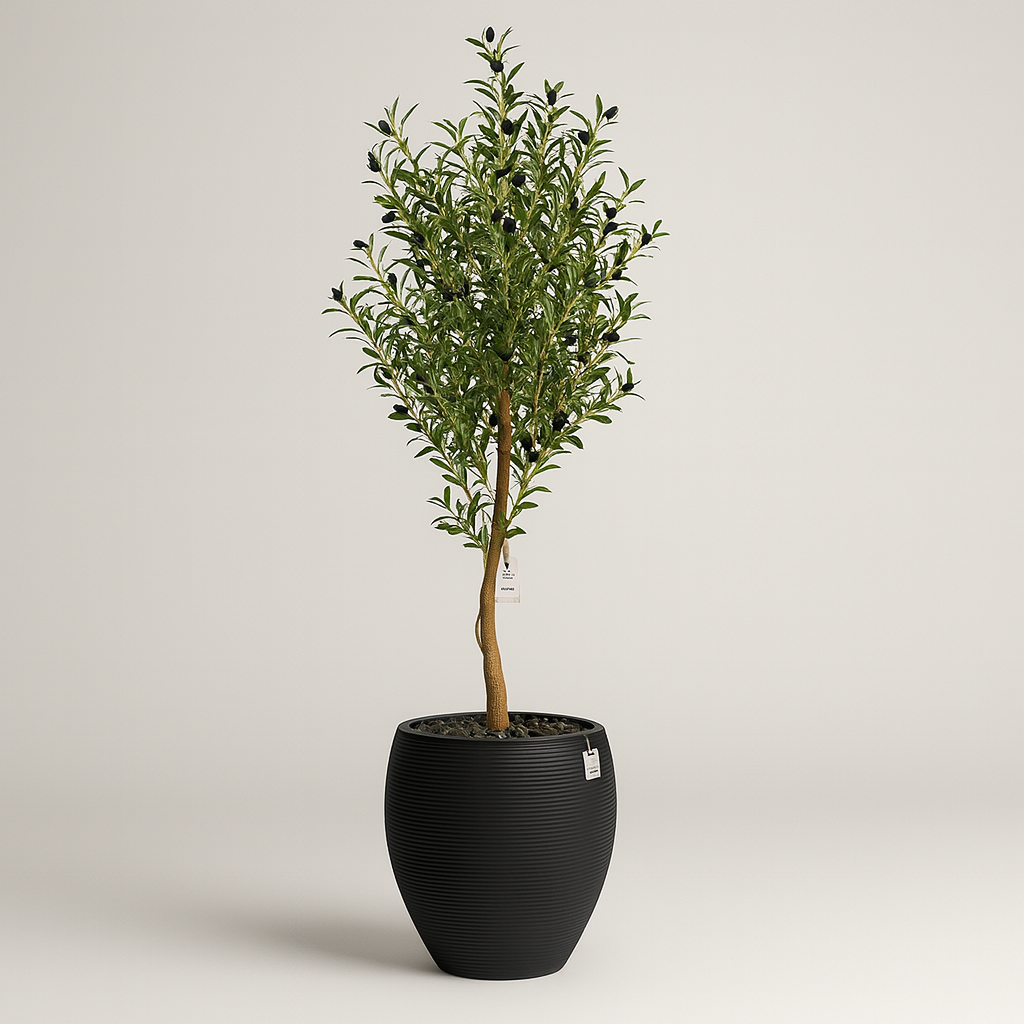 Artificial Olive Tree With Natural Wooden Trunk 190 cm Luxury Casa