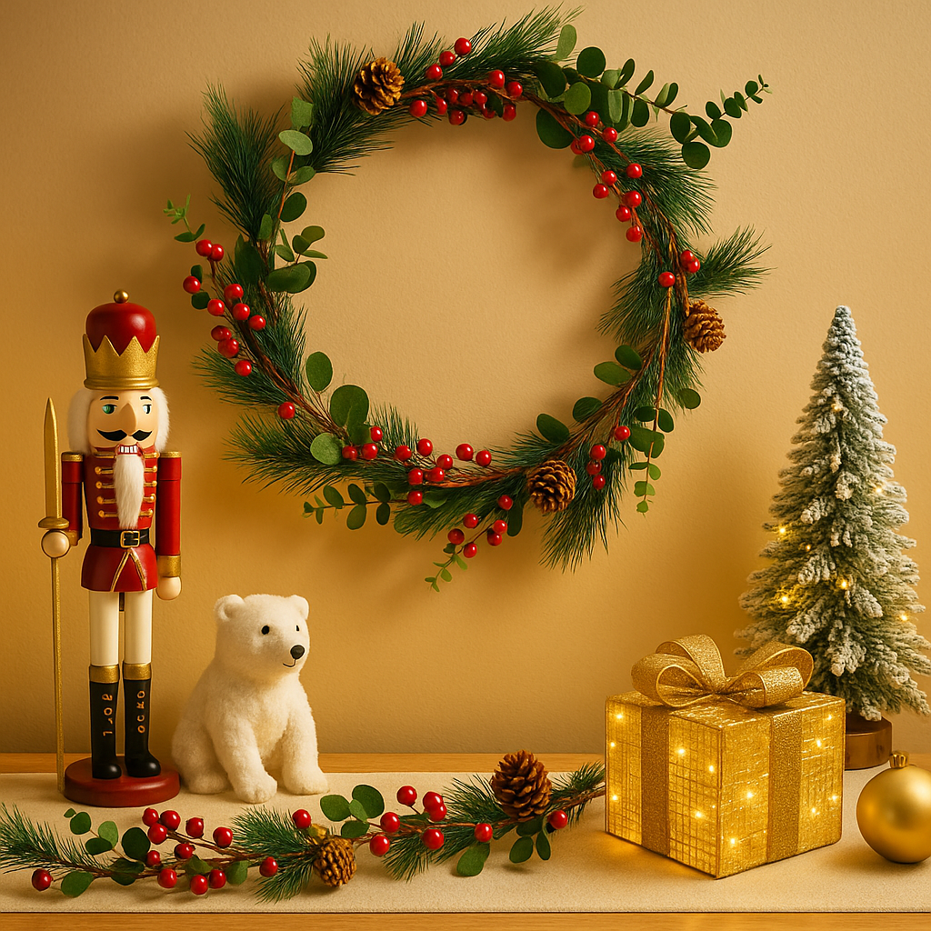 Pine & Berry Christmas Garland Luxury Casa