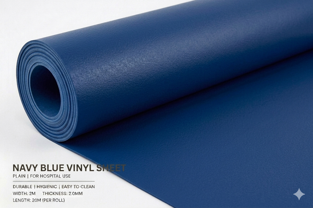 Plain Colour Commercial Vinyl Roll Flooring