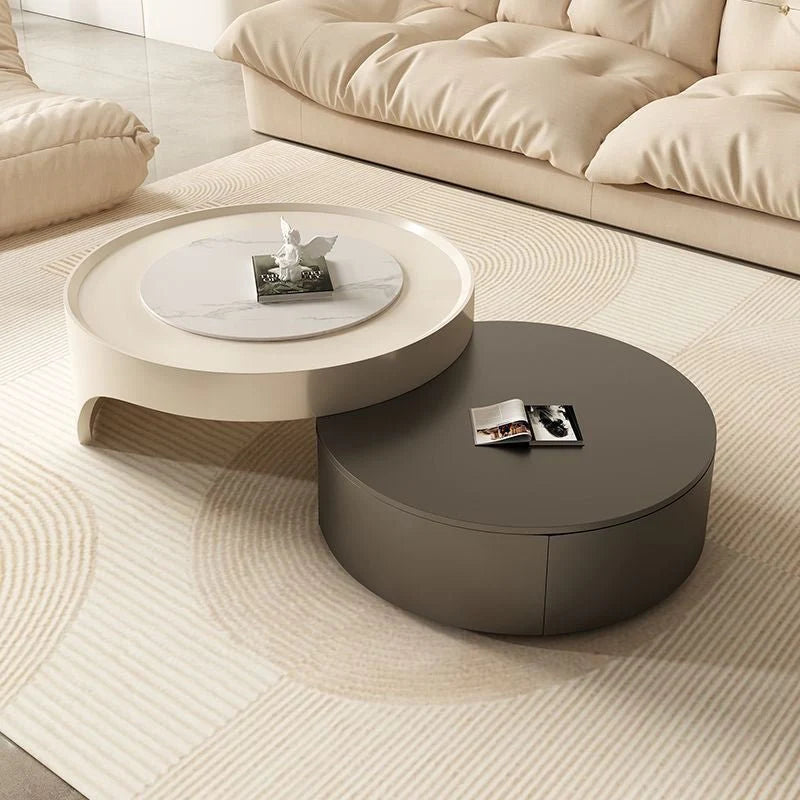 KORAN media console with coffee table set ( TV unit & Coffee table ) Luxury Casa
