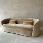 Curved Modern Sofa with Cushions – Elegant Contemporary Design Luxury Casa