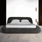 Modern Low Profile Bed – Quilted Contemporary Design Luxury Casa
