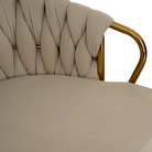 Luxury Velvet Bar Stool with Golden Base Luxury Casa