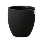Wood Grain Textured Planter – Modern Decorative Pot - Medium Luxury Casa