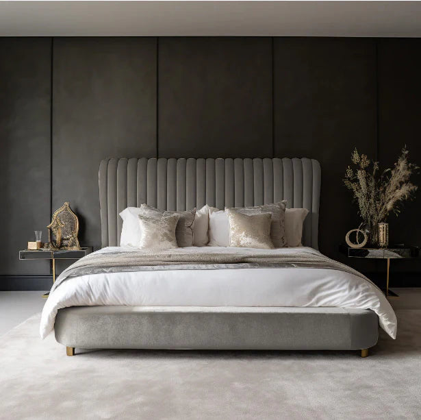 Contemporary Upholstered Bed – Elegant Modern Design Luxury Casa
