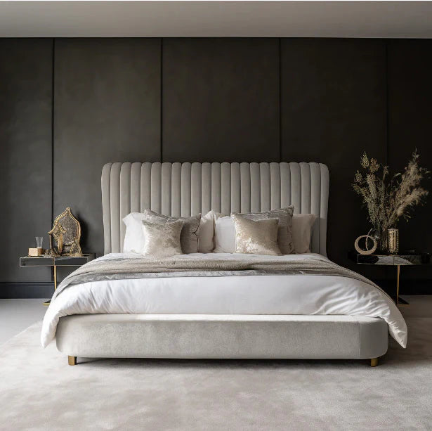Contemporary Upholstered Bed – Elegant Modern Design Luxury Casa