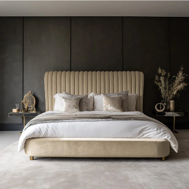 Contemporary Upholstered Bed – Elegant Modern Design Luxury Casa