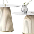 Marbelo Marble Coffee Table Set – Modern White & Gold Luxury Casa