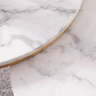 Marble Nesting Coffee Table Set – White & Gold Luxury Casa